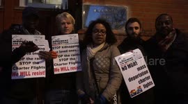 STOP Mass Deportation Charter Flights ourside Jamaican High Comission