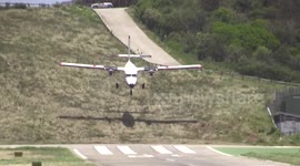 Short runway Landing Gusatvia Airport