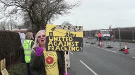fracking footage lancashire A583