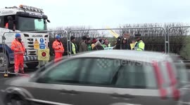 fracking footage lancashire A583