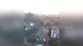 Newsflare Edit - Traffic at Sunrise in Sri Lanka