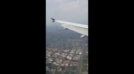 Landing in Mexico city