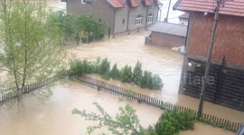Disaster flood in Bosnia