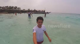 crystal clear water