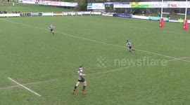 Amateur rugby player scores what has been hailed the best try ever