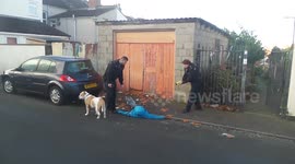 Police officers taser their own race relations adviser in Bristol, UK