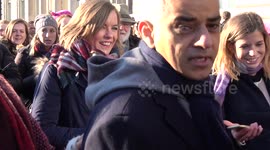 Mayor of London at Women's March against Trump
