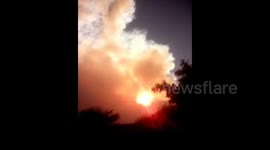 Major forest fire in south-west China