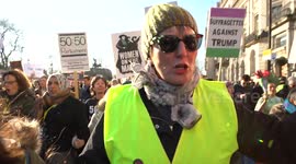 Women's March in London UK
