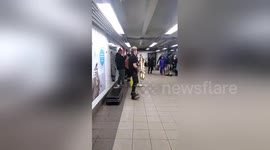 Incredible brass band perform at Union Square Station in New York