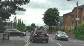 Multiple SUV cars on Road