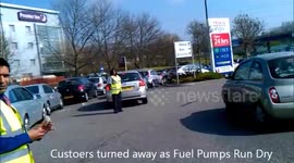 Drivers Petrol Panic caused by Government March 2012