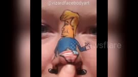 Donald Trump nose twerking dance