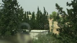 Gun Cam Footage of RPG going overhead