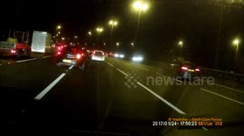 Megabus Squeeze Close Call