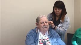 War Veteran hears again with new hearing aids
