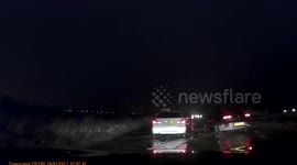 Water main bursts flooding major road in North Tyneside