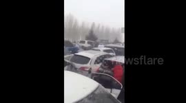 Up to 40 cars involved in massive pile-up on Chinese motorway
