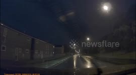 Lightning strike extreme weather UK North East England