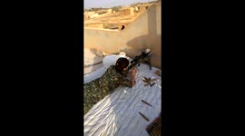 YPJ Sniper training with .50 cal rifle; shoots through window