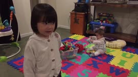 Newsflare Edit - Toddler sees Donald Trump on TV as says 'Trump is scary'