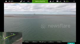 My €1500 quadcopter runs out of battery ABOVE the sea!!