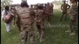 Pakistan Soldier's traditional dance while in conflict zone