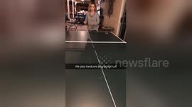 Newsflare Edit - My sister the ping pong champ
