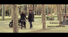 (NO SOUND) Flashmob Proposal Raul & Jessica