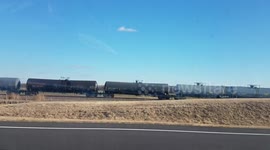 Train graffiti