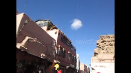 5. Minor traffic jam, Marrakesh, Morocco.