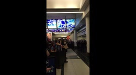 This is what Chicago looks like! O'Hare protest 20170128