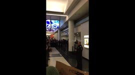 Muslim detainee released amid cheers at O'Hare Airport Chicago 20170128