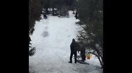 Crazy Sledding and Catching Air