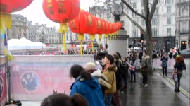 celebration of the Chinese new year , London