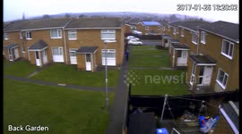 Delivery driver lobs package containing £50 worth of make-up over fence