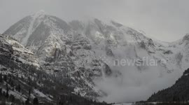 This is what a 'planned' avalanche looks like