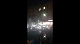 Anti-Trump protest in Glasgow