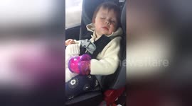 Newsflare Edit - Baby falling asleep