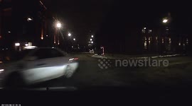 Intoxicated Driver Caught On Dash Cam Leads To Arrest (Long Version)