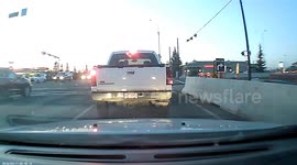 Caught On Dash Cam, Wrong Way!!