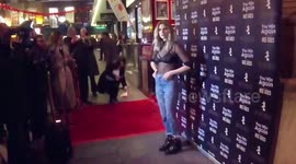 Ashley James attends Bee Gees musical press night