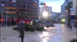 southern spain floods . la cala benidorm