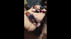 Infant Twin Feeding Contraption