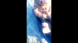Sledging in Dundee