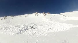 Snowboarder gets caught in avalanche in Colorado