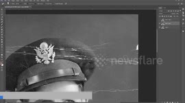 Saving the BADLY damaged photo of an American HERO!