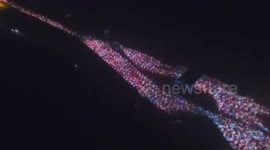 Thousands of cars stranded on motorway as Chinese New Year ends