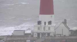 Storm Doris approches Portland UK