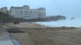 Storm in France - Biarritz (tempête)